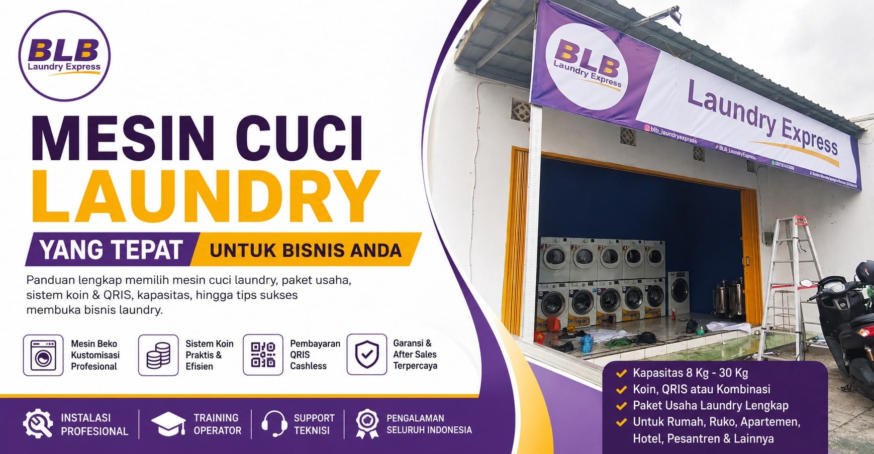 Mesin Cuci Laundry yang Tepat untuk Bisnis