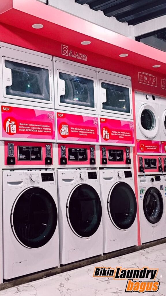 mesin laundry koin cikarang