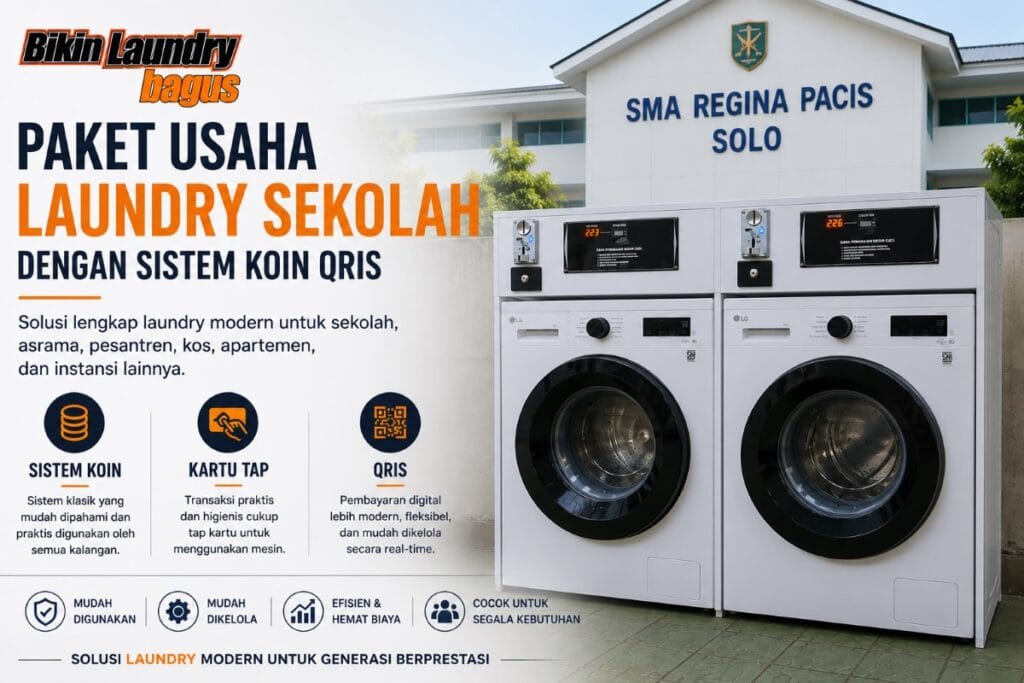Paket Usaha Laundry Sekolah