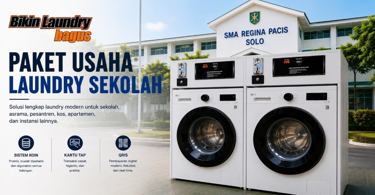 paket usaha laundry untuk sekolah regina pacis
